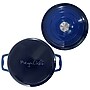 Elama Cast Iron 2.7 Qt Dutch Oven, Dark Blue (935124513M)~#|#~A4214FA8-377E-4CCE-BD13F2F7B426C833_sc7