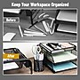Mind Reader Metal Pen Holder, Black, 3 Pieces/Set (3MPEN-BLK)~#|#~A4466230-D66C-4765-8877AA4F88515C61_sc7