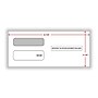 ComplyRight Moistenable Glue Security Tinted Double-Window Tax Envelopes, 3 7/8" x 8 3/8", 50/Pack (DW19W)~#|#~A4699864-9515-427C-ACB2B4B492C3EF47_sc7
