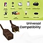 GoGreen Power 20' Extension Cords, 3-Outlet, 16 AWG, Brown, 3/Pack (GG-24820-3)~#|#~A476C982-A156-439D-9E4778ADC6ED9E08_sc7