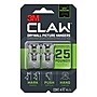 3M CLAW Drywall Hanger, 25 lbs., Silver, 4/Pack (3PH25M4ES)~#|#~A4801126-542A-48FE-A744E392B2FFF6B1_sc7