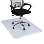 Mind Reader Carpet Chair Mat, 35" x 47'', Low-Pile, Clear (OFFCREC-CLR)~#|#~A48371D0-1E2A-41FB-AF56B7D4C0E7E4EB_sc7