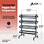 AdirKids 8 Roll Horizontal Craft & Butcher Paper Dispenser with Cutter, 52.6" x 24.02" x 37.97", Black (ADIKI300-02-MK)~#|#~A49B1D65-AF49-4E8A-981327D75EE53670_sc7