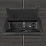 Regency Array 192"W x 48"D Conference Table with Grommet, Ash Grey/Black (ACT19248AGBK)~#|#~A4A0E312-1733-4E2A-9F3BB802784B0C6B_sc7