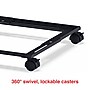 Staples Adjustable File Caddy Letter/Legal Files, Black, Heavy Duty, Fits Filing Cabinets with Wheels~#|#~739CC989-A674-42F8-B7581874DE32DB1C_sc7