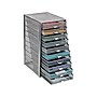 Mind Reader 10-Compartment Metal Mesh File Storage Drawers, Silver (10CABMESH-SIL)~#|#~A4BD88EA-F2E2-477B-B94CDB1BD79FC65B_sc7