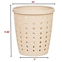 Staples Plastic Trash Can, 2.8 Gallon, Warm White (ST63897)~#|#~A4D13BF2-5D73-4F3A-9211426D6ED7FABE_sc7