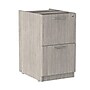 Alera Valencia Full Pedestal File Drawers, 2 Legal/Letter-Size, 15.63" x 20.5" x 28.5", Gray~#|#~A4F0AB3A-B052-49E8-ABFDB77BCD9E1A67_sc7