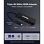 Plugable MSTH3 USB-C to HDMI Multi-Display Adapter, Male to Female, Black (USBC-MSTH3) ~#|#~A4F2B078-0623-4393-A5DC753662F1EAB5_sc7
