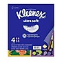 Kleenex Ultra Soft Facial Tissue, 3-Ply, 60 Sheets/Box, 4 Boxes/Pack (54308)~#|#~A4FC880A-060D-4DA3-AE0BB7D3A41AB1D6_sc7