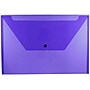 JAM Paper Premium Plastic Document File, 1 Pocket, Legal, Purple, 3/Pack (219S0pux3)~#|#~A4FE534B-BDCD-448C-8579C24AC61B9A88_sc7