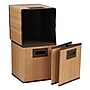 Household Essentials Medium Wicker Storage Cube, 11" x 10.5"x 10.5", 21 Qt., Natural, 3/Pack (ML-7080)~#|#~A5031A6C-DCAF-4239-89C7D1DB9E1C05CF_sc7
