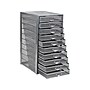 Mind Reader 10-Compartment Metal Mesh File Storage Drawers, Silver (10CABMESH-SIL)~#|#~A5193070-9D4E-4AA1-8F17391035B37D0E_sc7