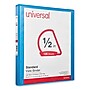 Universal Deluxe Heavy Duty 1/2" 3-Ring View Binders, Light Blue (UNV20703)~#|#~A525314A-73D4-4647-B73F9DAD97465016_sc7
