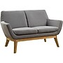 Lorell Quintessence 2-Seat Loveseat, Gray (LLR68962)~#|#~A55339AF-DF8D-419E-AD9220588D5E7D9A_sc7