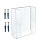 Azar Vertical Glove Dispenser, 1-Compartment, Acrylic, Clear (255632-1PK)~#|#~A55D4778-84F4-4DB9-BC0441A837B14A65_sc7