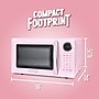 Nostalgia Retro 0.7 cu. ft. Countertop Microwave, Pink (NRMOPMSW7PK6A)~#|#~A56145A5-4440-4266-84A8B7F153C3EF93_sc7