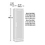Sauder HomePlus 71"H Storage Cabinet with 4 Shelves, Soft White (430332)~#|#~A5822573-ED9D-4134-892464019B342701_sc7