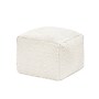 Anji Mountain Cherokee Ivory Fabric Rectangular Pouf Ottoman (AMBPF153-2014)~#|#~A58271A1-CBB2-4C8C-B82363263AC66A2C_sc7