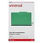 Universal Pressboard Classification Folders, 2/5-Cut Tab, 2" Expansion, Legal Size, Cobalt Blue, 10/Box (UNV10211)~#|#~A5EC11E0-75B2-4B71-A023808BD99BAD72_sc7