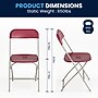 Flash Furniture HERCULES Plastic Folding Chair, Red, 2/Pack (2LEL3RED)~#|#~A5F1EF3B-E655-42D5-A77D794EC099A134_sc7