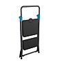 Cosco Commercial 2-Step Folding Stool, 300 lb Capacity, Gray (CSC11829GGB)~#|#~A5F72C84-398A-4C28-B1A999D30E3C1F48_sc7