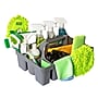 Libman Commercial 6-Compartment Cleaning Caddy, Gray, 6/Carton (1225004)~#|#~A5F789B7-9A13-4650-A2DD0795BE1FE7D4_sc7
