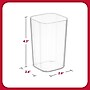 TRU RED™ Stackable Plastic Pen Holder, Clear (TR62286)~#|#~A60E1AA2-B8B3-4B48-BF55FA3BA88B88B3_sc7