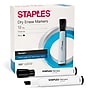 Staples Low Odor Dry Erase Markers, Chisel Tip, Black, 12 Pack – Remarx Bold Whiteboard Markers for Office, Classroom & Meetings~#|#~A632071A-425D-449A-82833CE393E8078B_sc7