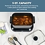 West Bend Versatility 5 Quarts Slow Cooker, Silver (87905)~#|#~A63383F5-4D83-4C9E-811EA98C90EB1279_sc7