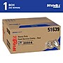 WypAll CriticalClean Fabric Food Service Cloths, 23.5" x 12.5", Red, 200 Cloths/Pack (51639)~#|#~A64193AB-AC2A-4CF6-8A38EA79F81AAEF1_sc7