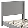 Flash Furniture Quinn Gray Upholstered Platform Bed with Headboard, Queen (YK1077GYQ)~#|#~A648858A-6395-4C88-BCA4881DBC951F3F_sc7