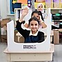 Classroom Products Foldable Cardboard Freestanding Privacy Shield, 13"H x 20"W, White, 40/Box (WS1340 WH)~#|#~A64E11F3-D212-41B1-B00A4AFABAF3ABDB_sc7
