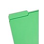 Smead CutLess® File Folder, 3 Tab, Legal Size, Green, 100/Box (17143)~#|#~s0365787_sc7
