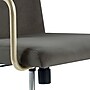 Elle Decor Giselle Fabric Computer and Desk Chair, Light Gray/Gold (CHR10058B)~#|#~A66DE67C-C8B2-4CD9-9CFA2A1EFB7975FF_sc7