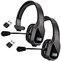 Delton 20X Professional Noise Canceling Bluetooth On Ear Computer Headset with Mic and USB Dongle, Black, 2/Pack~#|#~A6752A09-A1ED-4AE3-8A143AC00B7E9FD9_sc7