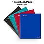 Staples® Accel 5-Subject Notebook, 8.5" x 11", College Ruled, 200 Sheets, Assorted Colors (ST15761D)~#|#~A676CB86-7E5C-4588-923D05F43E6875FD_sc7