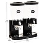 Mind Reader Food Storage Dispenser, Black (CEREALD2-BLK)~#|#~A6771340-F34C-49EB-B2558B68D7CA124F_sc7