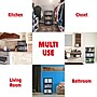 Dbest Quik Box Medium Stackable Folding Plastic Storage Bin, 12" x 11" x 12", 33.6 Qt., Black, 3/Pack (01-932)~#|#~A67DD2B8-6C16-497E-BBBFF1960DEBFB61_sc7