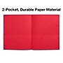 Staples 10% Recycled Smooth 2-Pocket Paper Presentation Folder, Red, 10/Pack (13382-US)~#|#~A688E974-37B8-47F1-8C110F1B71EA7F99_sc7