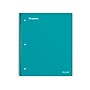 Staples Premium Poly 1-Subject Notebook, 8" x 10.5", Wide Ruled, 100 Sheets, Teal (ST20961D)~#|#~A68C7D8B-DBB5-4EF9-ABDC53EF120AD1A9_sc7