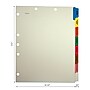Tabbies Patitent Pre-Printed Cardstock Dividers, 8, Ivory, 40/Set (TAB54505)~#|#~A68F5D92-DDE7-4CFC-98E1CD2FDC3AA7D9_sc7