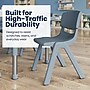 Flash Furniture Emmy Rectangular Activity Table Set, 48" x 24", Height Adjustable, Dusty Blue (YCX13RECTTBDTBE)~#|#~A6935591-424F-4DB3-8B112C78587B7D5E_sc7