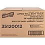 Genuine Joe Jumbo Roll Toilet Paper, 1-ply, White, 1200 ft./Roll, 12 Rolls/Carton (GJO35120012)~#|#~A69E3B0B-5A4D-4749-932A5A3B7E8EF7AA_sc7