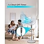 Black & Decker 18" Oscillating Pedestal Fan with Remote, 3-Speed, White (BDSF18MW)~#|#~A6A3E94A-CFA7-4BD8-99F6CD74DC87FE21_sc7