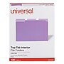Universal File Folder, Letter Size, Violet, 100/Box (UNV12305)~#|#~A6A7BB80-6115-4074-A4FFCDDC8D50E427_sc7