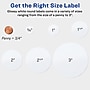 Avery Easy Peel Laser/Inkjet Round Labels, 2" Dia, Glossy White, 120 Labels/Pack (22807)~#|#~A6ADFEC2-E721-484D-95054695F0858C69_sc7