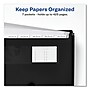 Avery Expanding File Folder Organizer, 7 Sections, Hook/Loop Closure, Letter Size, Black~#|#~A6CDFD9E-11A5-418E-868371A1B692E538_sc7