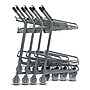 Versacart Double Basket Shopping Cart, Metallic Grey (101-006 MTG)~#|#~A6F0FF94-ED4B-4338-9CF06F9D177A9410_sc7