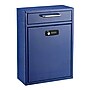 AdirOffice Steel Locking Wall Mounted Drop Box Interoffice Mailbox with Key and Combination Lock , Blue (631-04-BLU-KC-PKG)~#|#~A6F1617F-1C99-44D4-9F61D473C5A4AD63_sc7